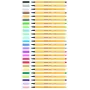 STABILO Point 88 rotulador fineliner colores surtidos 0,4 mm pack de 12