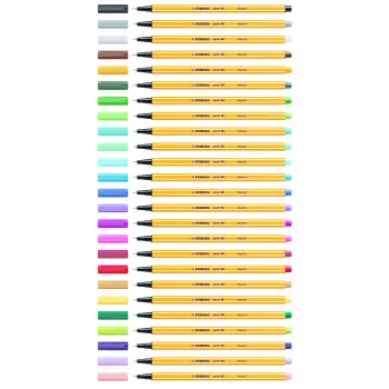 STABILO Point 88 rotulador fineliner 0,4 mm 20 colores surtidos