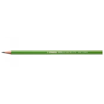 STABILO GREENgraph lápiz de grafito HB verde/blanco hexagonal certificado FSC 2,2 mm