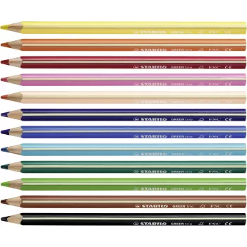 STABILO GREENtrio lápices de colores surtidos pack de 12
