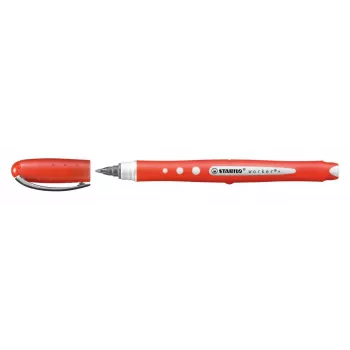STABILO worker colorful bolígrafo roller rojo 0,5 mm ambidiestro pack de 10