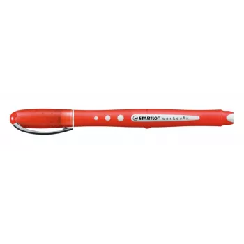 STABILO worker colorful bolígrafo roller rojo 0,5 mm ambidiestro pack de 10