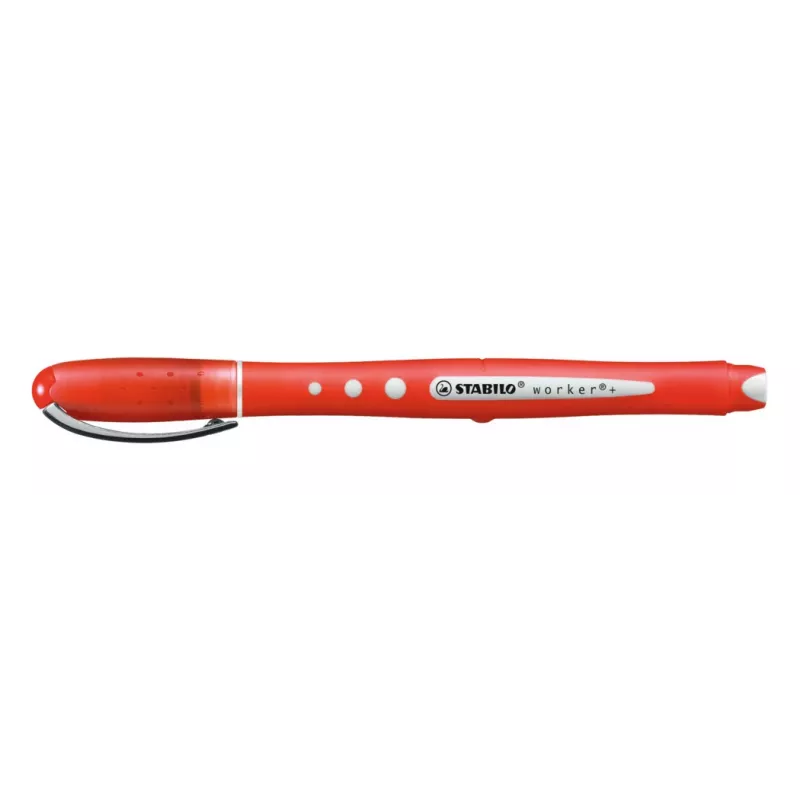 STABILO worker colorful bolígrafo roller rojo 0,5 mm ambidiestro pack de 10
