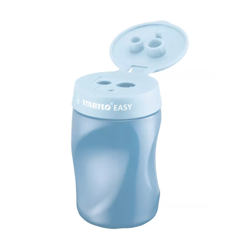 STABILO Easy sacapuntas manual azul diestros
