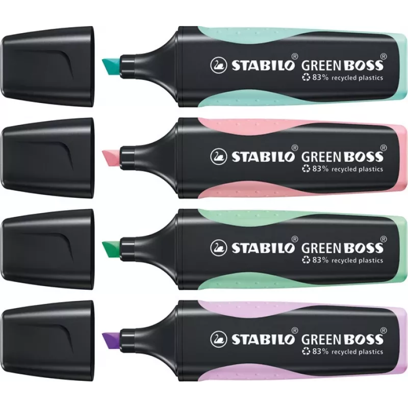 STABILO GREEN BOSS subrayador naranja 2-5 mm punta biselada 1 ud.