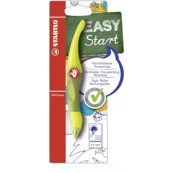 STABILO EASYoriginal bolígrafo retráctil cuerpo verde tinta azul 0,5 mm diestros