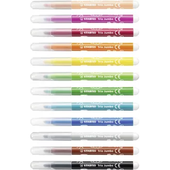 STABILO 380/12 set de rotuladores fineliner 12 colores diferentes (negro, azul, marrón, verde, cian claro, verde claro, naranja, melocotón, rosa, rojo, blanco, amarillo) punta de 0,4 mm tinta a base de agua estuche de plástico