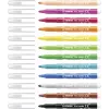 STABILO 380/12 set de rotuladores fineliner 12 colores diferentes (negro, azul, marrón, verde, cian claro, verde claro, naranja, melocotón, rosa, rojo, blanco, amarillo) punta de 0,4 mm tinta a base de agua estuche de plástico