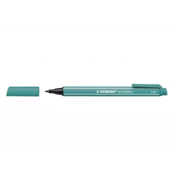 STABILO pointMAX rotulador - turquesa - medio - 0,8 mm - tinta base agua - punta de fieltro de nailon