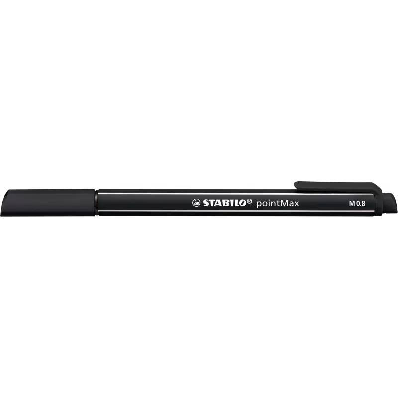 STABILO pointMax set de rotuladores fineliner - 0,8 mm - 12 colores diferentes