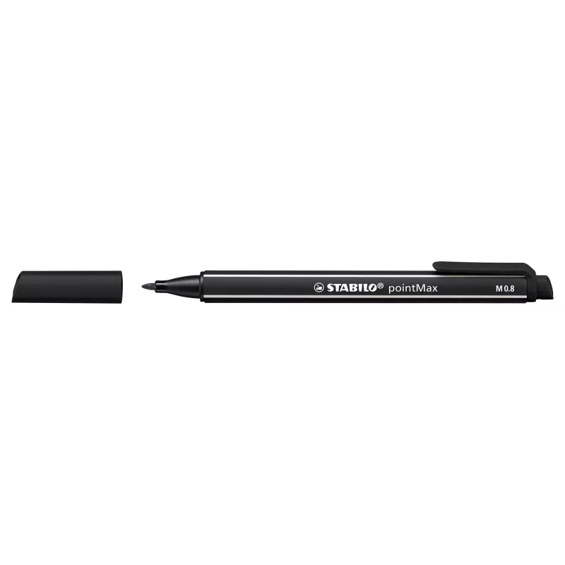 STABILO pointMax set de rotuladores fineliner - 0,8 mm - 12 colores diferentes