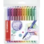 STABILO pointMax set de rotuladores fineliner - 24 colores diferentes - punta de fibra 0,8 mm - tinta base agua