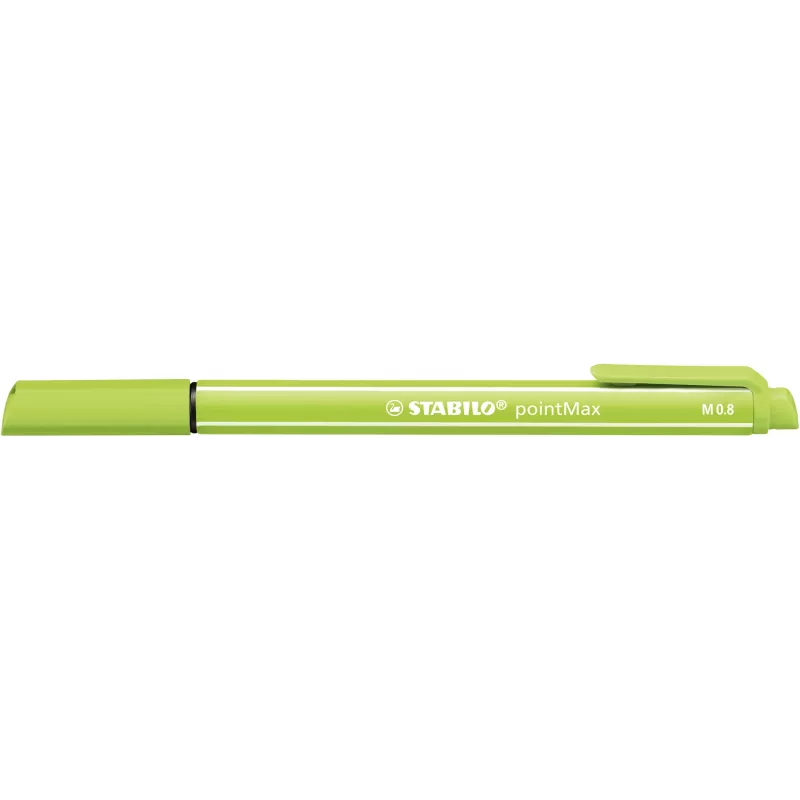 STABILO pointMax set de rotuladores fineliner - 24 colores diferentes - punta de fibra 0,8 mm - tinta base agua