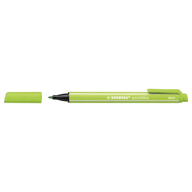 STABILO pointMax set de rotuladores fineliner - 24 colores diferentes - punta de fibra 0,8 mm - tinta base agua