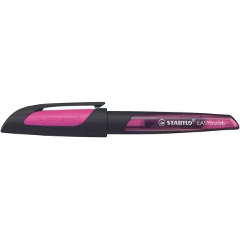 STABILO EASYbuddy estilográfica negro/magenta M (plumín medio)