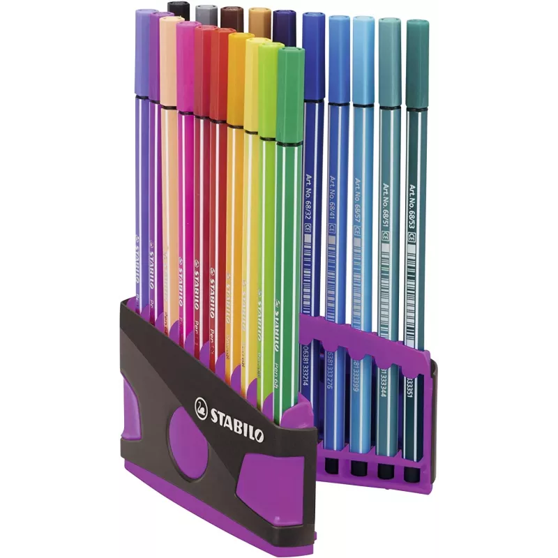 STABILO Pen 68 rotulador - colores surtidos - pack de 20