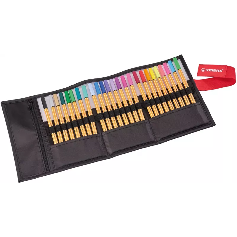 STABILO point 88 rotulador fineliner - mix de colores - 0,4 mm - pack de 20
