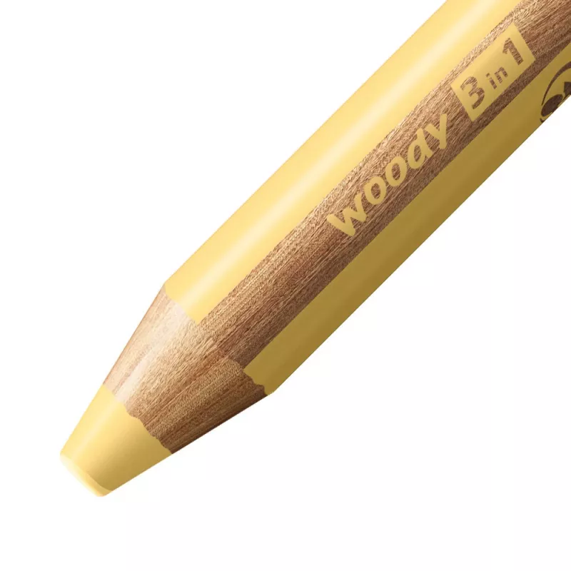 STABILO woody 3 in 1 lápiz multifunción amarillo pastel