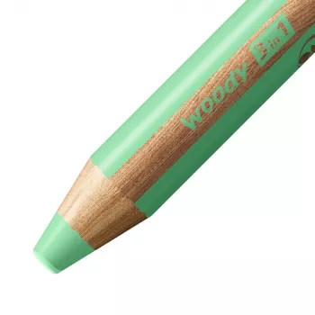 STABILO woody 3 in 1 verde pastel lápiz multiusos