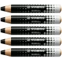 STABILO MARKdry rotulador de pizarra blanca negro pack de 5