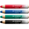 STABILO MARKdry rotulador de pizarra blanca negro pack de 5