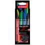 STABILO Pen 68 MAX pack de 4 ARTY rotulador de fieltro con punta biselada