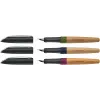 STABILO Grow pluma estilográfica - Plum Red / Cherry, plumín medio, climáticamente neutra