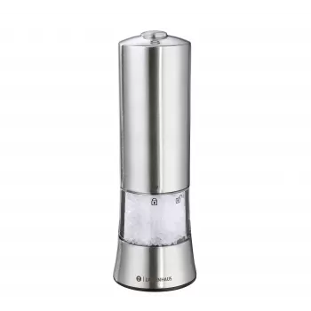 Molinillo de sal eléctrico ZASSENHAUS Gera, 18 cm, acero inoxidable