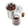 Molinillo de café Zassenhaus BARISTA acero inoxidable/cristal molinillo manual con mecanismo cerámico