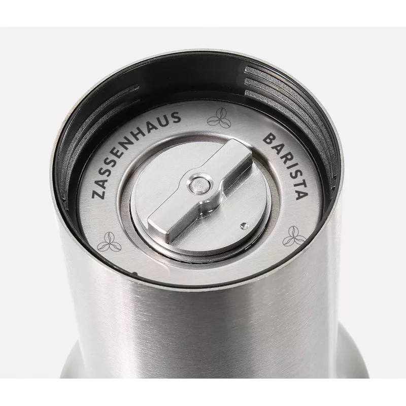 Molinillo de café Zassenhaus BARISTA acero inoxidable/cristal molinillo manual con mecanismo cerámico