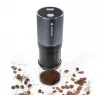 Molinillo de café Zassenhaus Mini Master USB, mecanismo cónico cerámico, recargable, negro/plata