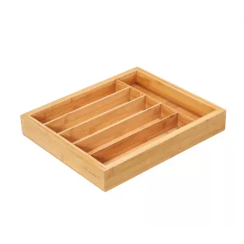 Cajón de cubiertos Zassenhaus Bamboo extensible