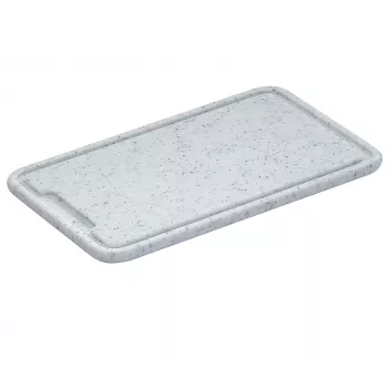 Tabla de trinchar Zassenhaus plástico gris claro 36x23x1,5 cm