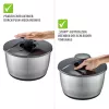 GEFU PUSH IT Centrifugadora de ensaladas acero inoxidable