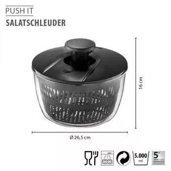 GEFU PUSH IT Centrifugadora de ensaladas