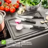 GEFU ACURO Set de 3 cuchillos - cuchillo de cocina, cuchillo multiusos y cuchillo pelador