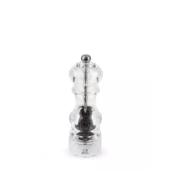 Peugeot Nancy Molinillo de pimienta acrílico transparente 18 cm