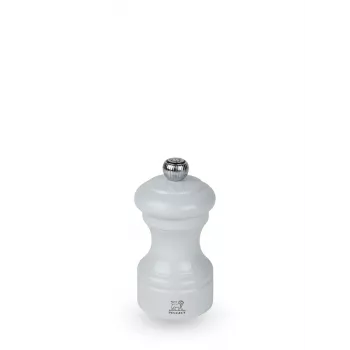 Peugeot Bistro molinillo de pimienta 10 cm gris nácar madera de haya lacada