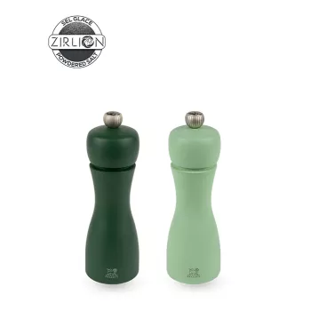 Peugeot Tahiti set de molinillos de pimienta y sal 2 piezas 15 cm verde