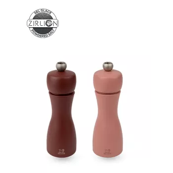 Peugeot Tahiti set de molinillos de sal y pimienta 2 piezas 15 cm chocolate
