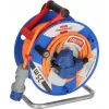 Brennenstuhl 1182470200 alargador enrollable 25 m naranja con conector macho CEE 16 A 3 polos