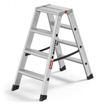 Hailo Master D100 escalera de tijera de doble cara 2 x 5 peldaños