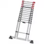 Hailo T80 FlexLine escalera telescópica multiusos de 13 peldaños