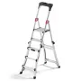 Hailo Master TL100 escalera de aluminio 3-5 peldaños 150 kg de capacidad