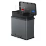 Hailo Oeko duo Plus L cubo de basura, gris oscuro mate