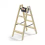 Hailo Master H80 escalera de tijera de doble cara 2 x 4 peldaños
