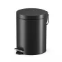 Hailo Selekta S cubo de basura con pedal 5 L, negro mate