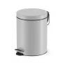 Hailo Selekta S cubo de basura con pedal 5 L, gris mate