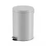Hailo Selekta M cubo de basura empotrable, gris satinado, 19 L, montaje en suelo