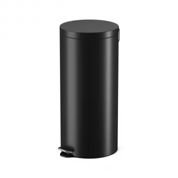 Hailo Selekta L cubo de basura con pedal 30 L, negro mate